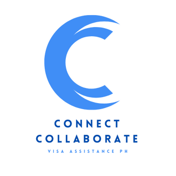 Connect Collaborate Philippines logo with a modern design symbolizing unity and partnership.