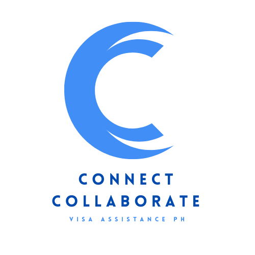 Connect Collaborate Philippines logo with a modern design symbolizing unity and partnership.